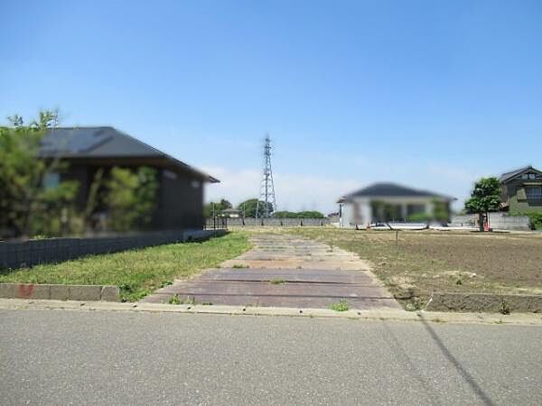 協定道路(約8ｍ予定)入口部分より撮影