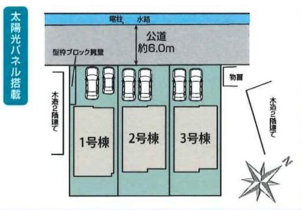 区画図。