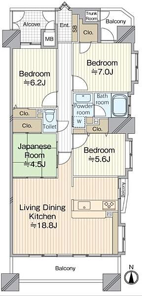 間取り：323000524324