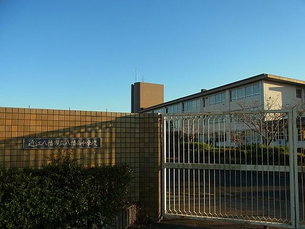 近江八幡西中学校 1800m