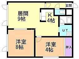 トーセーコーポ 2階
