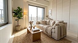 横須賀線「西大井」駅徒歩6分　デュオステージ品川西大井 1DKのリビング/ダイニング