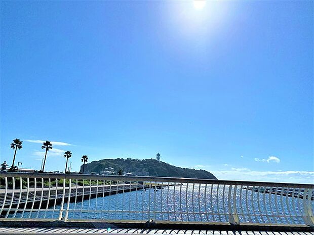 江ノ島まで931m、藤沢市のシンボル、江の島！