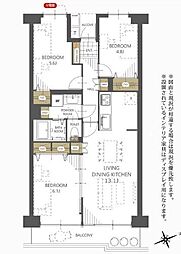 間取図画像 3LDK