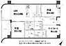 間取り：LDK約13.8帖の広々とした空間が魅力です。洋室が2部屋あり各自のプライベートも保てます。サービスルームは多目的に利用可能です。収納スペースも豊富に確保されています。