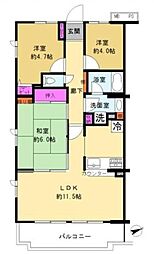 間取図画像 3LDK
