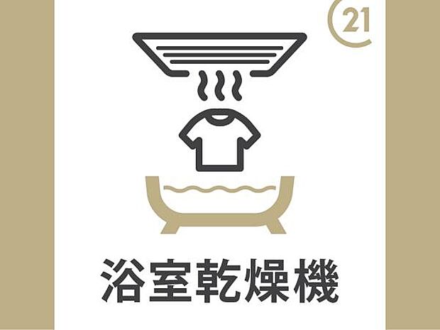 バスに浴室乾燥機付きです