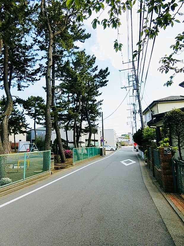 勘久公園前道路まで183m、勘久公園前道路