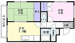 間取図画像 2DK