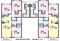 間取図画像 3LDK