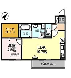 Ｌａ　Ｌｕｃｅ（ラ・ルーチェ） 3階1LDKの間取り