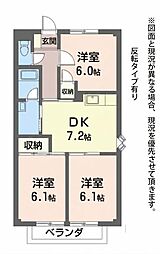 セリハウス 3DKの間取図画像