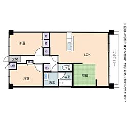 パサージュ彦根 3LDKの間取図画像