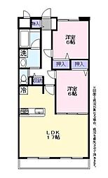 Lamer 2LDKの間取図画像