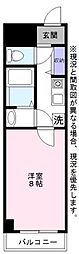 NaSu23 1Kの間取図画像