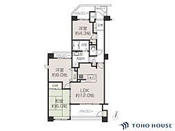 ネオステージ大宮 3LDKの間取図画像