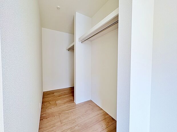 WIC付きだからお部屋のスペースを有効にコーディネートできます。