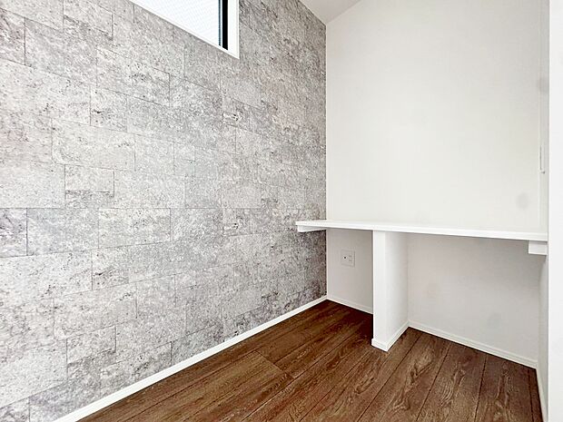 リビングの一角に設けたスタディーコーナーです。