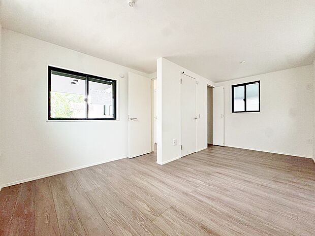 全居室2面採光で陽当たり・通風良好です。