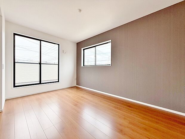 アクセントクロスはお気に入りの家具も引き立たせてくれます。