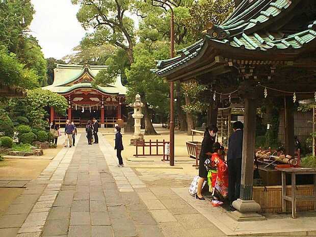 久伊豆神社まで約600m