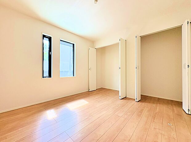 WICやリネン庫など収納を豊富に設けました。