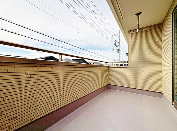 バルコニーを2ヶ所設けました。