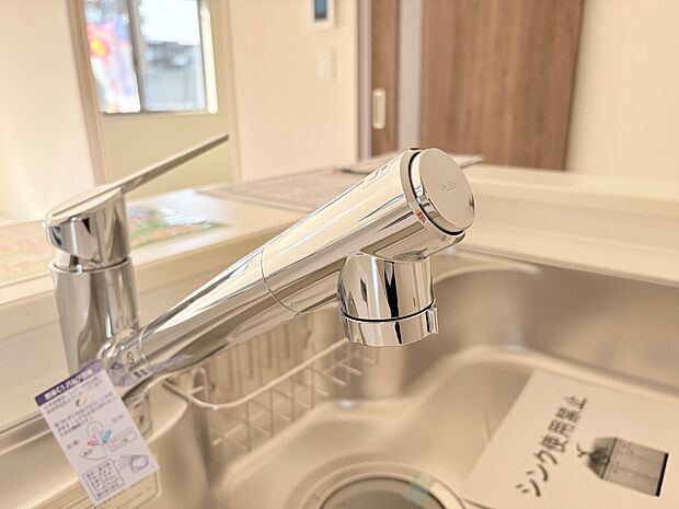 クリアな水が毎日使え、見た目にもスマートな浄水器一体型。