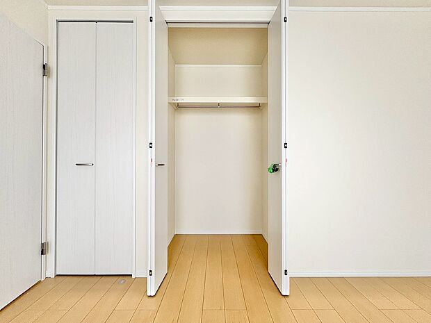 収納スペースのゆとりが生活をより豊かにしてくれます。