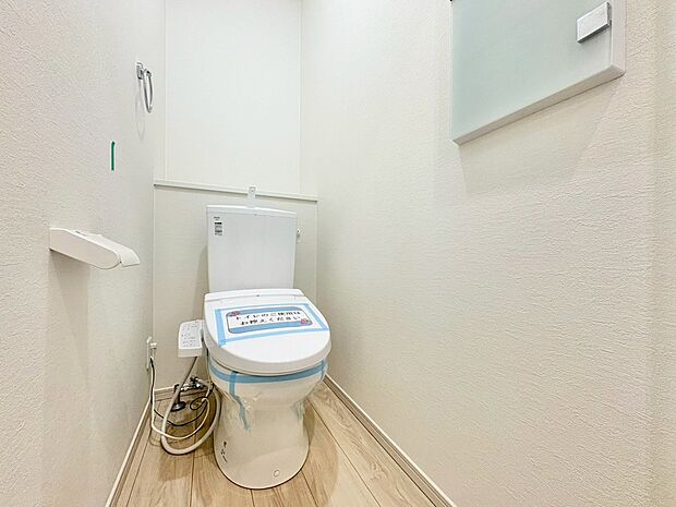 水周りはシンプルにホワイトで統一いたしました。