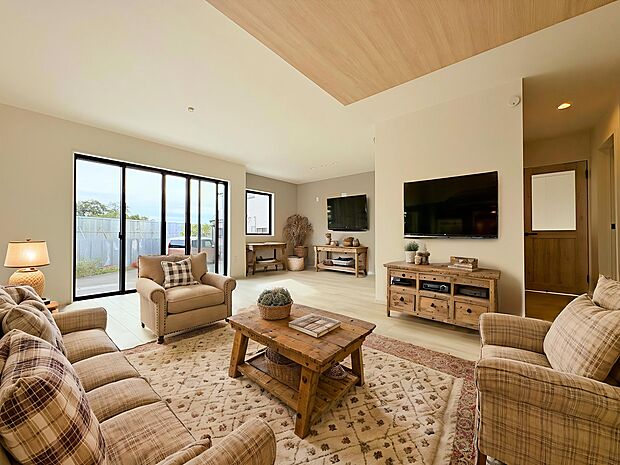 LDK広々23.2帖。ライフスタイルの変化に応じて間仕切り可能な空間です。※現況の物件写真にＣＧによる画像処理がされています。