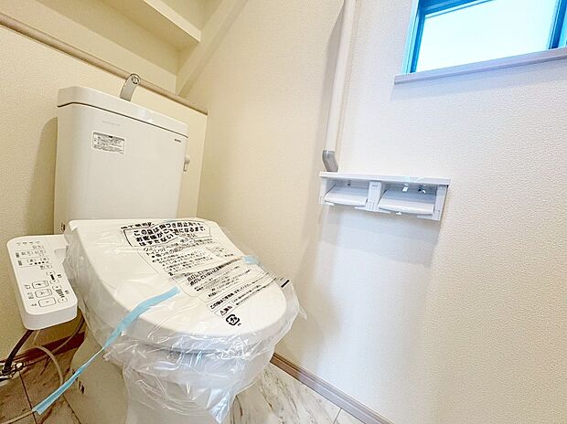 各階にトイレを完備しました。