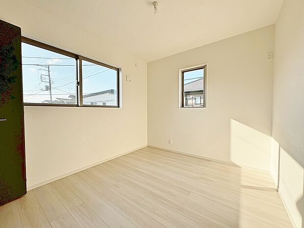 全居室2面採光で陽当たり・通風良好です。