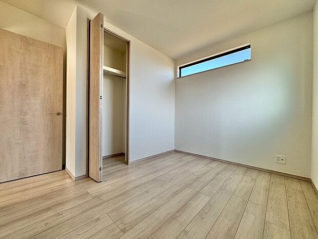 各お部屋にしっかりと収納スペースを設けてあります。