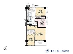 間取図画像 2SLDK