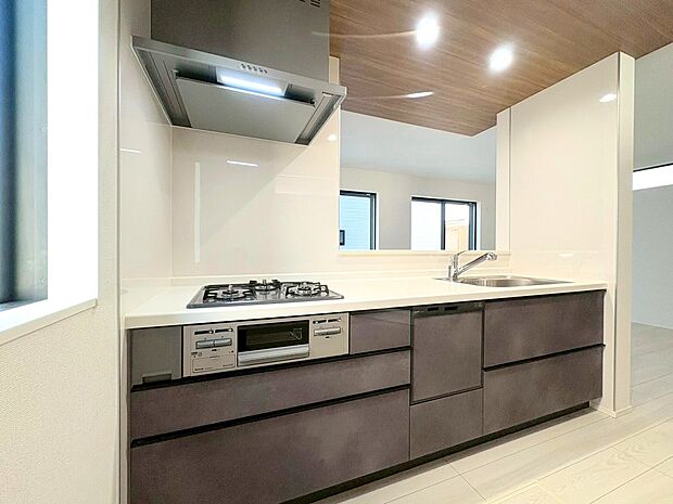 毎日の家事が楽しくなるように考え抜かれたキッチン。