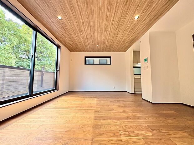 室内には豊かな陽光が注ぎ込み、爽やかな住空間を演出。