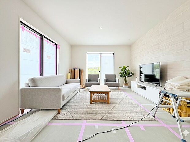 お気に入りのインテリアに囲まれた空間を創り上げてください。 ※現況の物件写真にCG画像処理済み