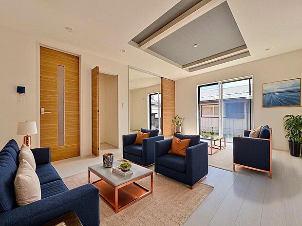 一日中家に居ても飽きることなく過ごすせる素敵な空間です。※現況の物件写真にＣＧによる画像処理がされています。