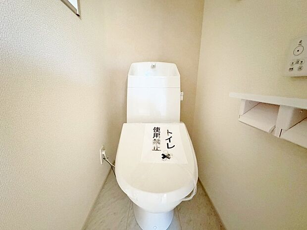 各階にトイレを完備しました。