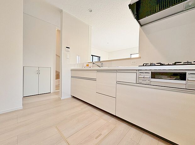 ホワイトを基調にした清潔感のあるデザイン。