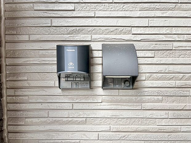 電気自動車を自宅で充電できるＥＶ充電設備付き。