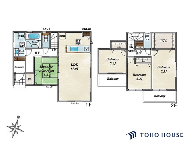 参考プラン間取り