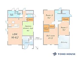 見沼区丸ヶ崎 4LDKの間取り