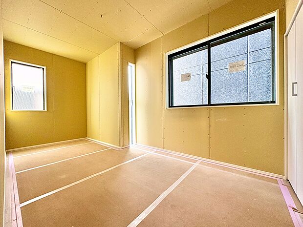 充実した生活は伸びやかな居室空間から始まります。(令和8年3月 撮影)