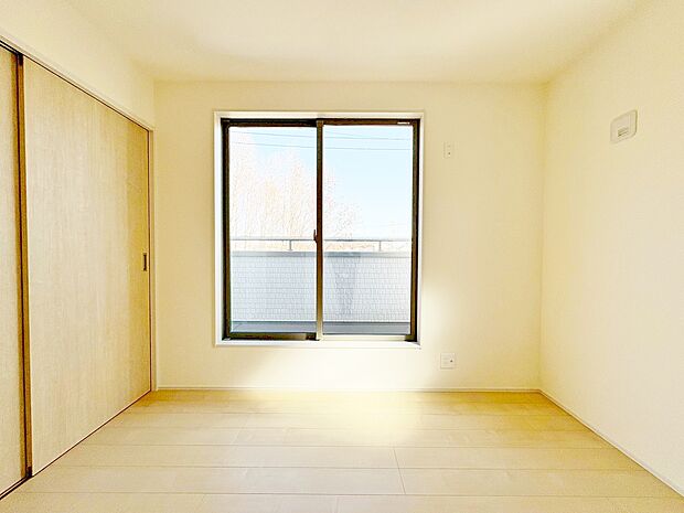 2階は全居室二面採光。採光や通風を考えて設計された間取り。