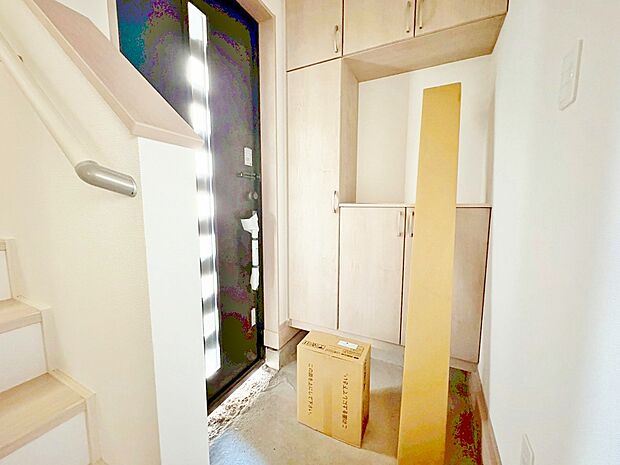 心地良さを与えてくれる家の顔ともなるスペースです。(令和8年1月 撮影)