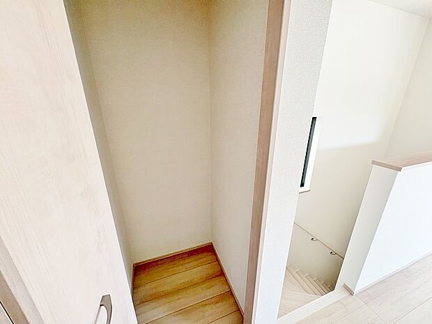 収納スペースのゆとりが生活をより豊かにしてくれます。