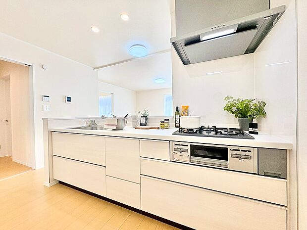 毎日の家事が楽しくなるように考え抜かれたキッチン。