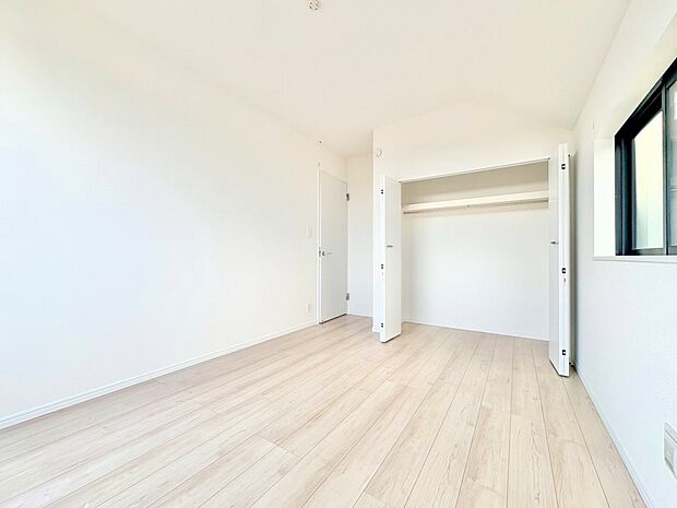 各お部屋にしっかりと収納スペースを設けてあります。